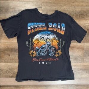 Hollister Black Graphic Tee